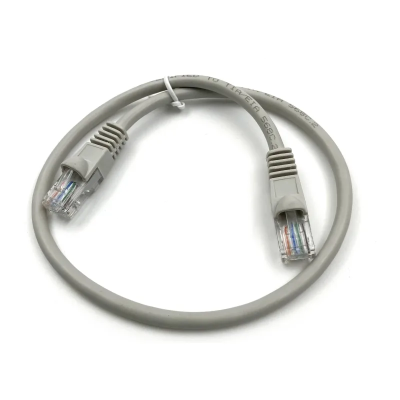 Патч-корд Buro UTP-5E-0,5M-G cat5E 0.5м серый