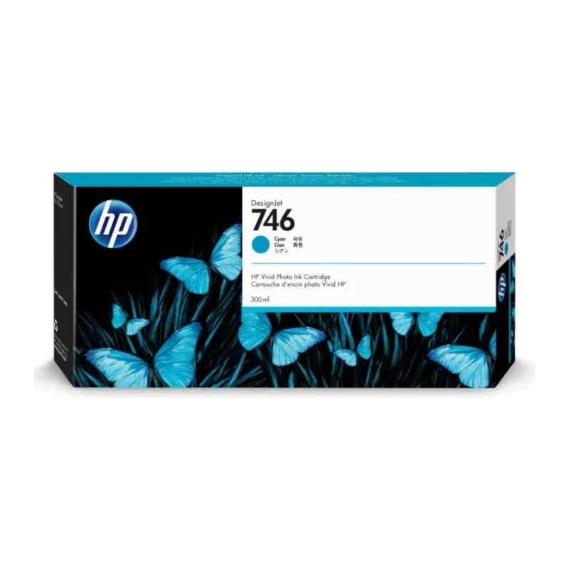 Картридж HP 746 голубой (P2V80A)