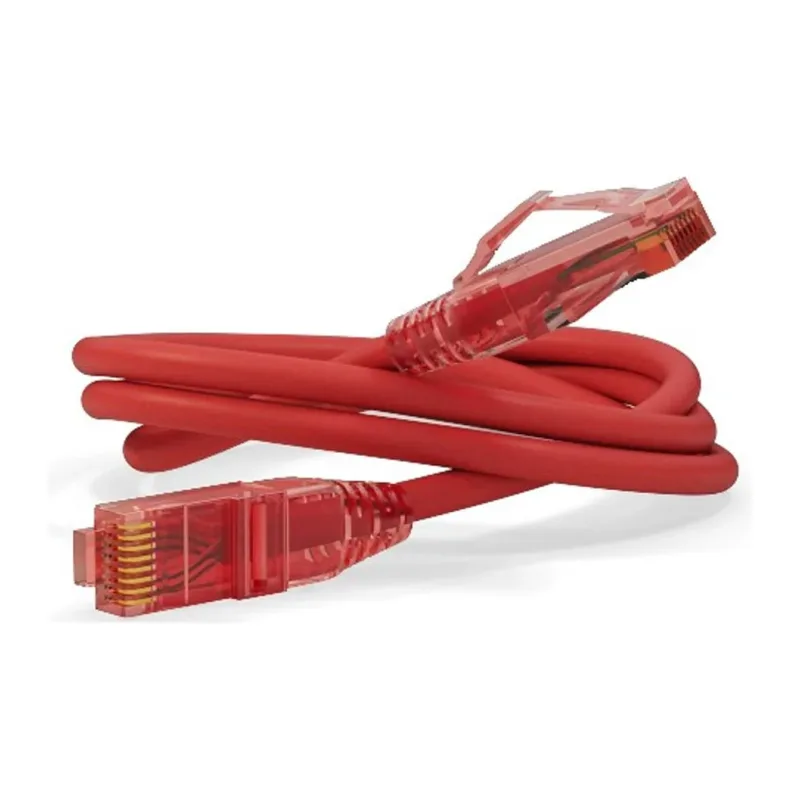 Патч-корд Hyperline PC-LPM-UTP-RJ45-RJ45-C5e-5M-LSZH-RD
