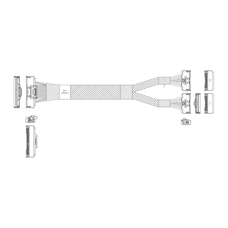 Кабель JPC P733BGB10800-1