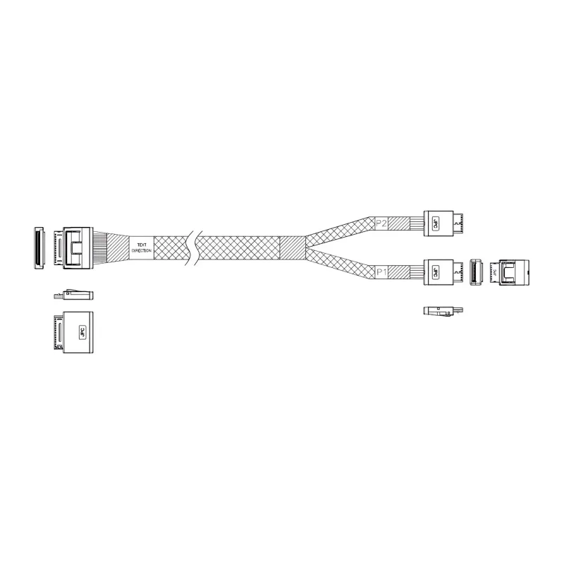 Кабель JPC P5251DR01000-1