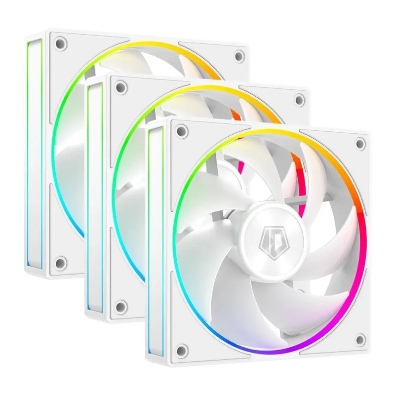 Набор вентиляторов для корпуса ID-Cooling AF-127-ARGB-W Trio White