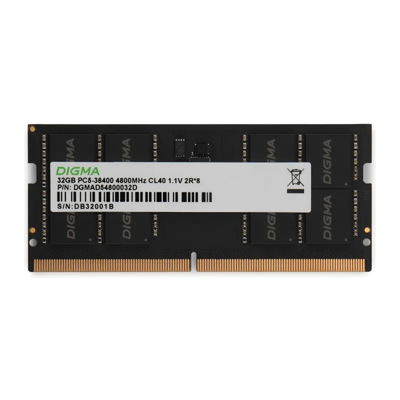 Оперативная память Digma DDR5 32GB DGMAS54800032D RTL