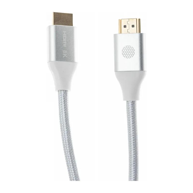 Кабель аудио-видео Cactus CS-HDMI.2.1-1.8 1.8м серебристый