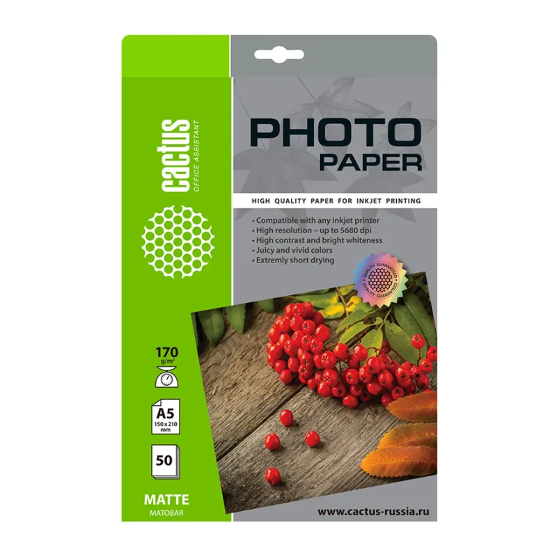 Фотобумага Cactus CS-MA517050