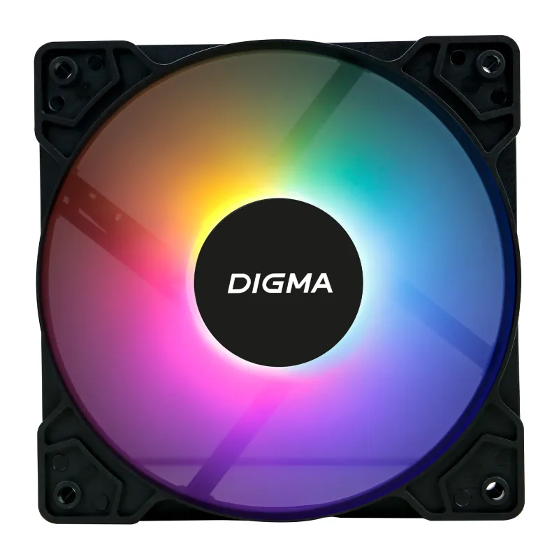 Вентилятор для корпуса Digma DFAN-FRGB1