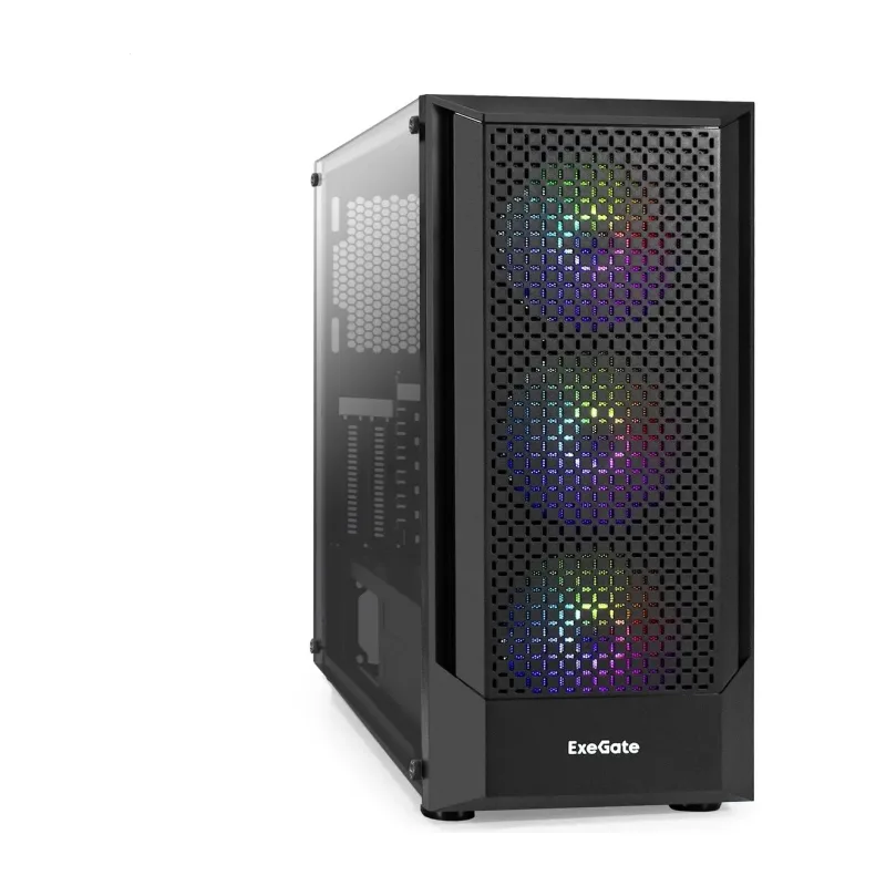 Корпус ExeGate EVO-8227 без БП черный (EX295765RUS)