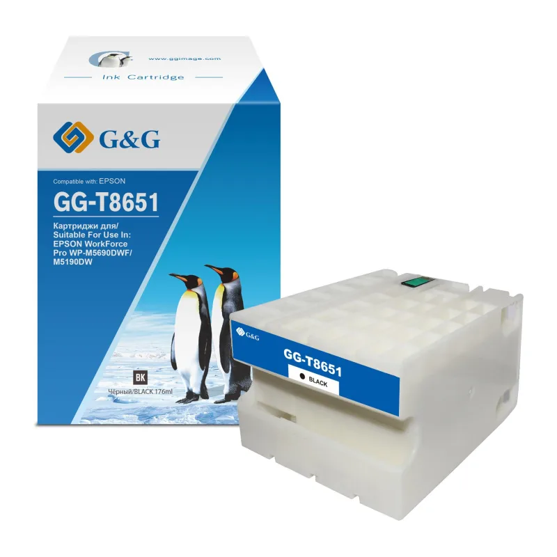 Картридж G&G T8651 черный (GG-C13T865140)