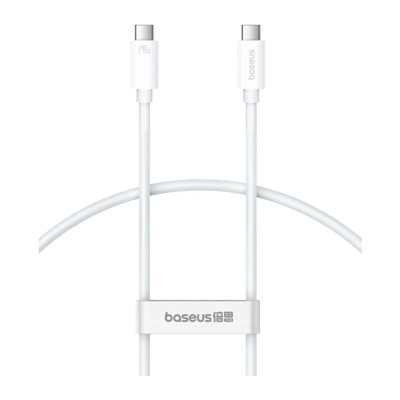 Кабель Baseus CB000064 Type-C/Type-C 1м Moon White (P10365200211-02)