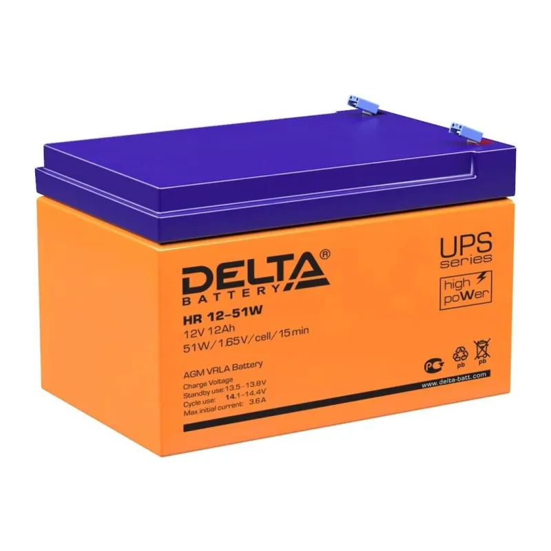Аккумулятор для ИБП Delta HR 12-51 W