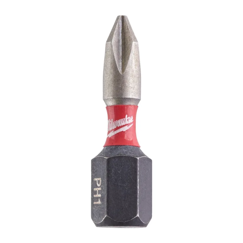 Бита Milwaukee Shockwave PH1 25мм 2шт (4932430850)