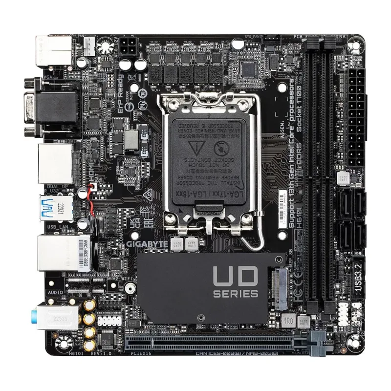Материнская плата Gigabyte H610I DDR5 rev. 1.0