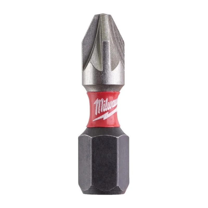 Бита Milwaukee Shockwave PZ2 25мм 25шт (4932430864)
