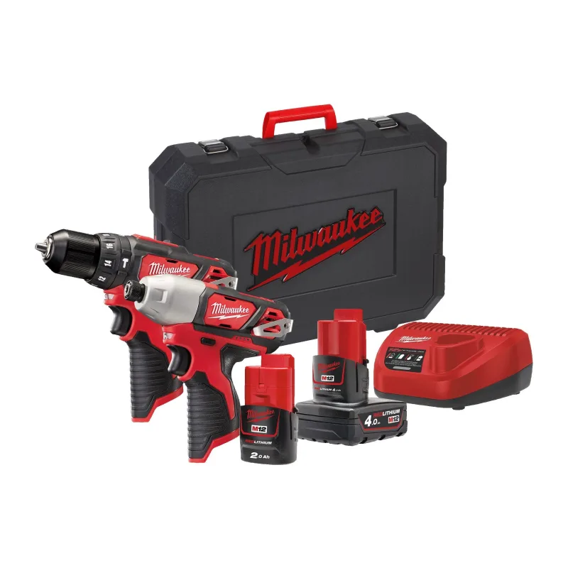 Набор электроинструментов Milwaukee М12 ВPP2В-421С (4933443497)
