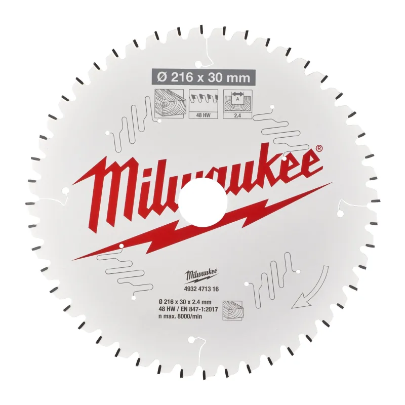 Диск пильный Milwaukee 4932471316