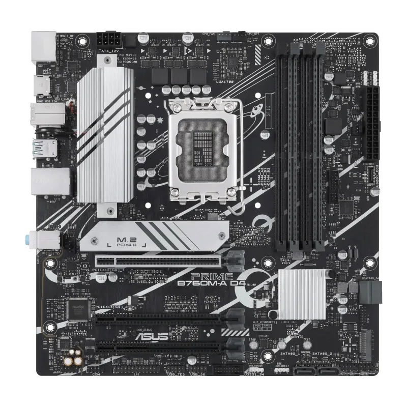 Материнская плата ASUS Prime B760M-A D4-CSM (90MB1D00-M1EAYC)