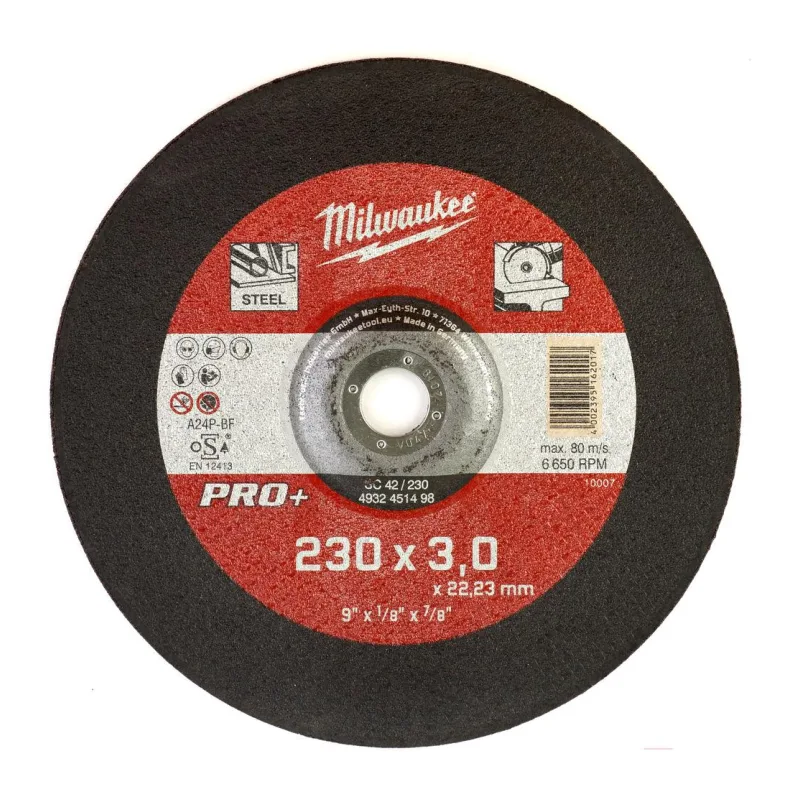 Диск отрезной Milwaukee PRO+ SCS42 230x3 (4932451498)