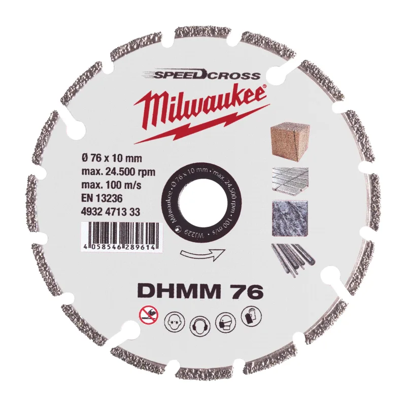 Диск алмазный Milwaukee DHMM 76мм (4932471333)