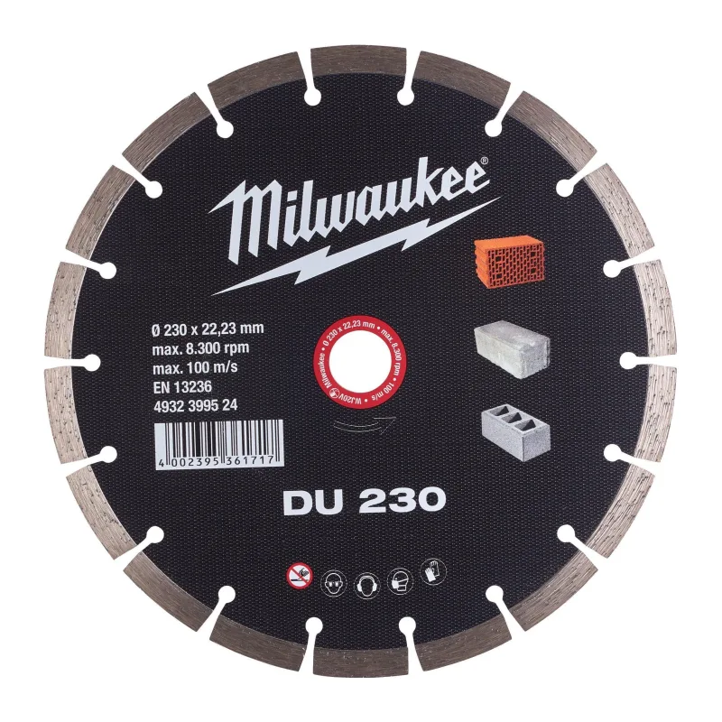Диск алмазный Milwaukee DU 230мм (4932399524)