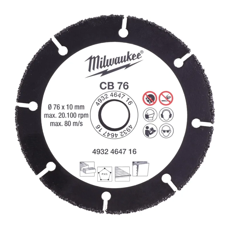 Диск пильный Milwaukee 76мм (4932464716)