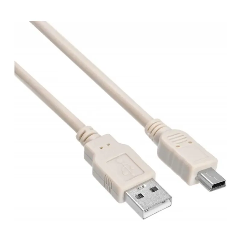 Кабель Buro USB2.0-M5P-1 1м серый
