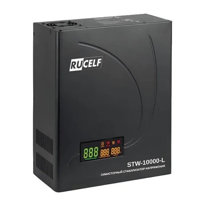 Стабилизатор напряжения Rucelf STW-10000-L черный