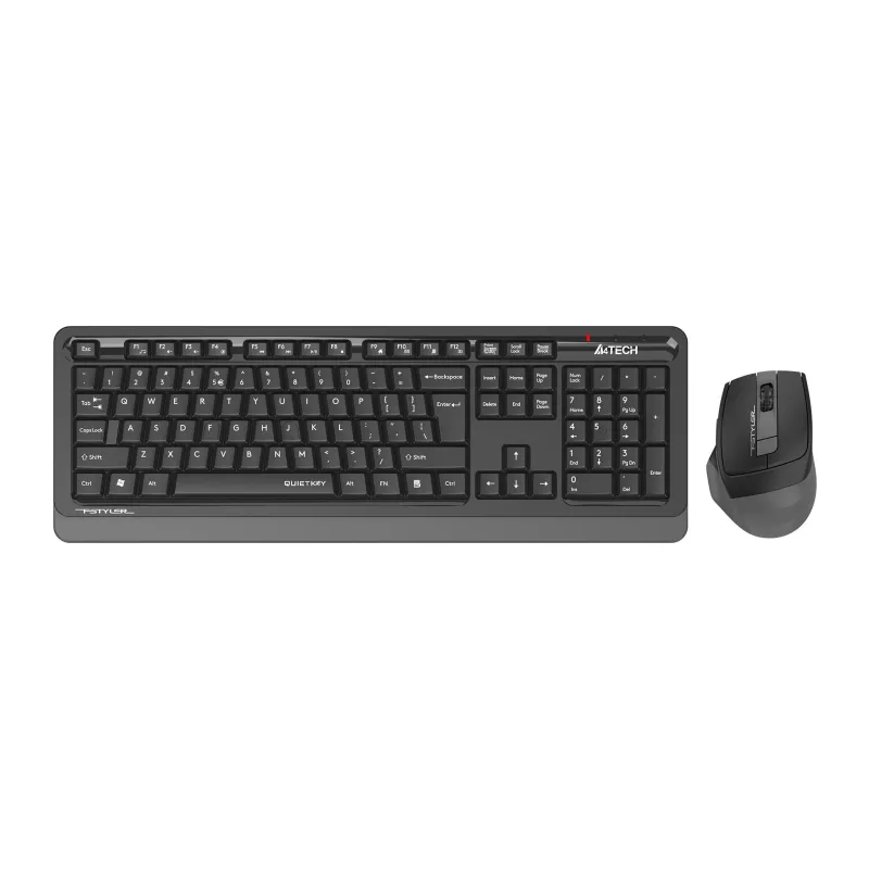 Набор периферии A4Tech Fstyler FGS1035Q Grey черный/серый