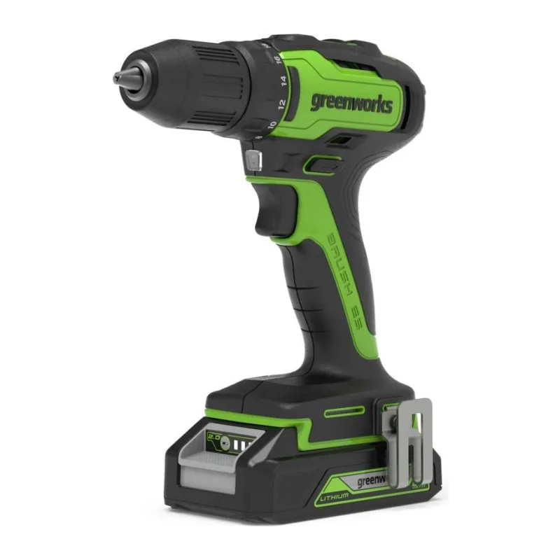 Дрель-шуруповерт Greenworks GD24DD35K2 (3704007UA)