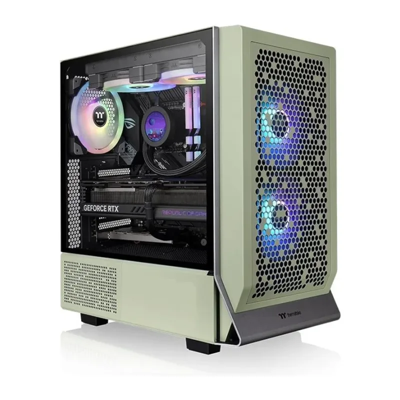 Корпус Thermaltake Ceres 300 TG ARGB E-ATX без БП Matcha Green (CA-1Y2-00MEWN-00)