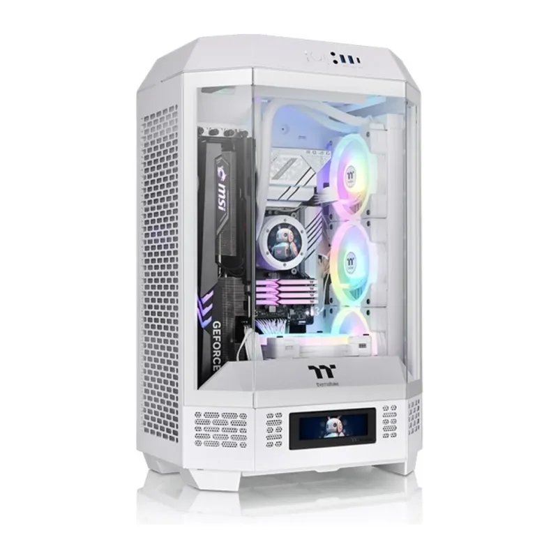 Корпус Thermaltake The Tower 300 Snow без БП белый (CA-1Y4-00S6WN-00)