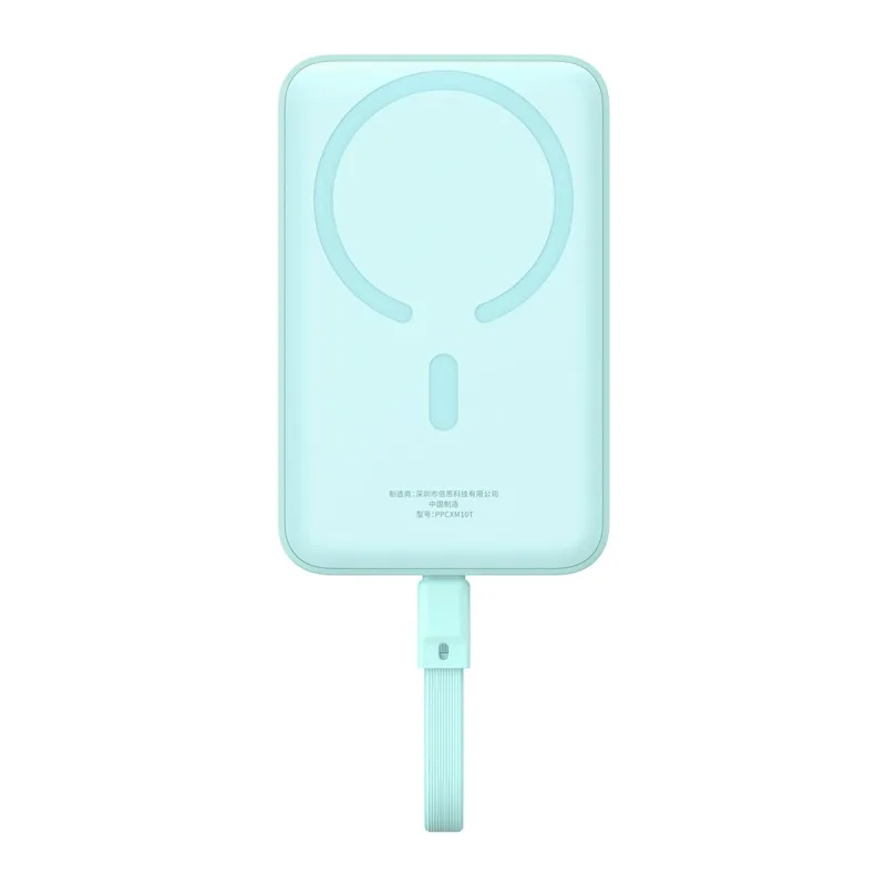 Портативное зарядное устройство Baseus Magnetic Mini Peppermint Blue (P1002210B333-00)