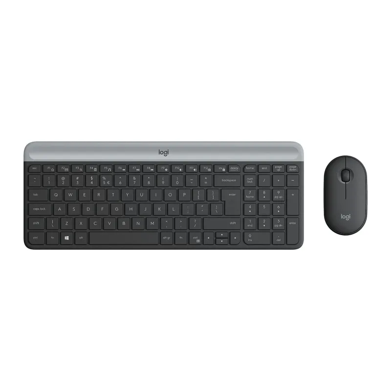 Клавиатура + мышь Logitech Slim Wireless Combo MK470, USB 920-009180