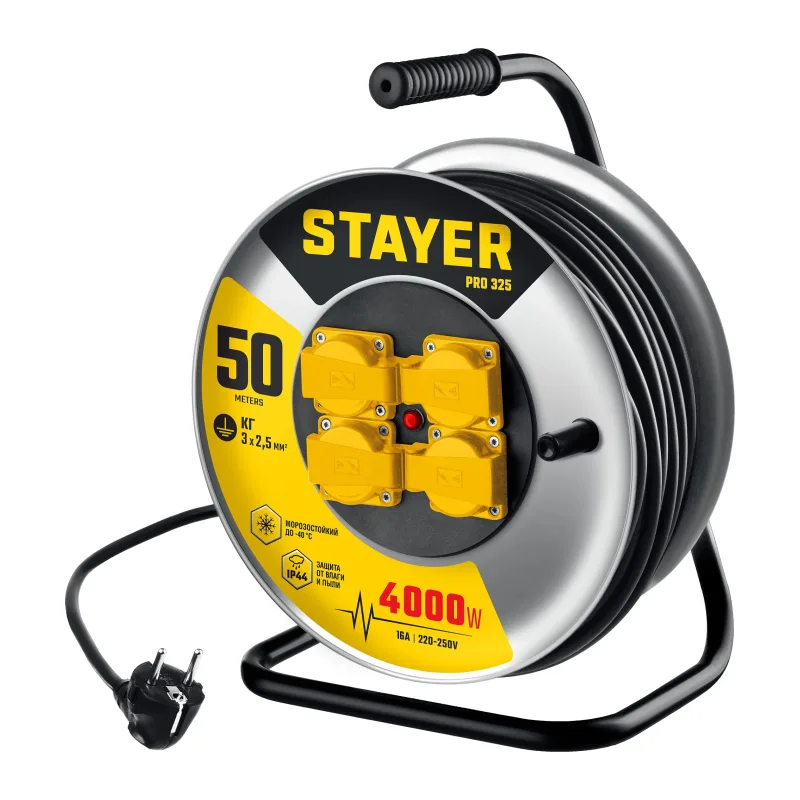 Удлинитель Stayer 55076-50_z01 черный