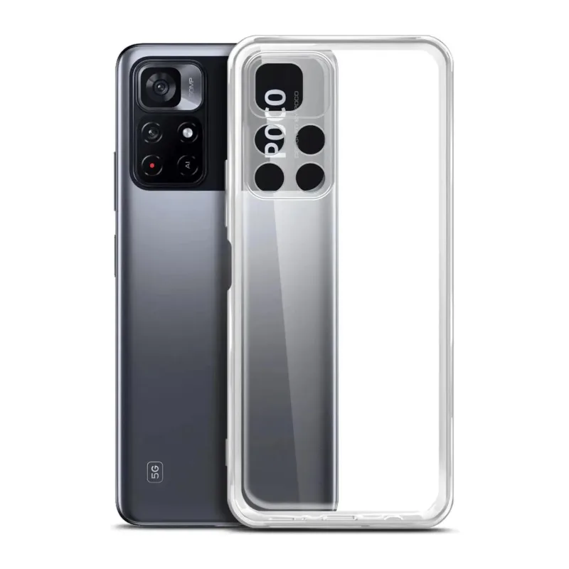 Чехол BoraSCO для Xiaomi Poco M4 Pro прозрачный (70105)
