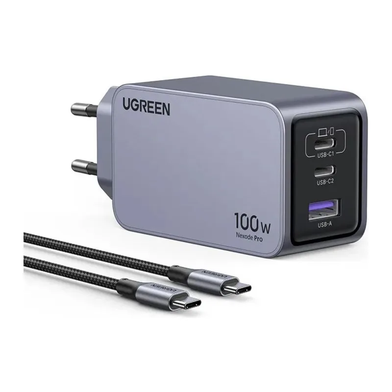 Сетевое зарядное устройство Ugreen X757 Space Gray (25874)