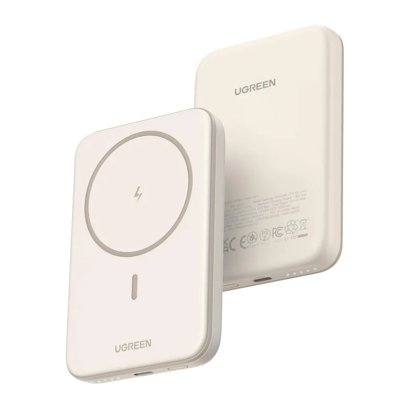 Портативное зарядное устройство Ugreen PB560 Off White (25207)