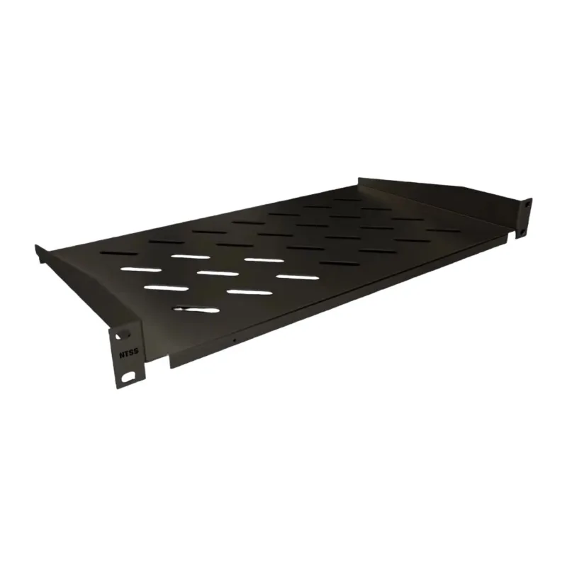 Полка стационарная NTSS NTSS-FF-250-BL 1U черный