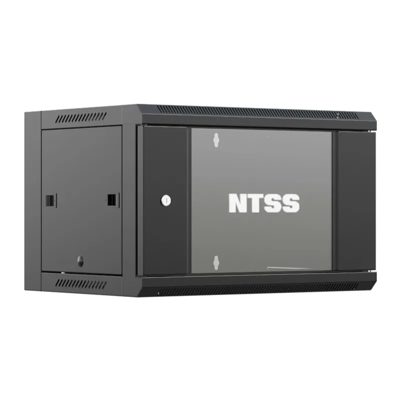 Шкаф коммутационный NTSS NTSS-W6U6045GS-BL черный