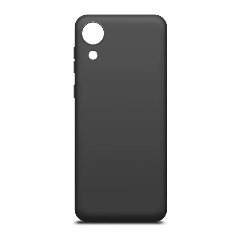 Чехол BoraSCO для Samsung Galaxy A03 Core матовый черный (40944)