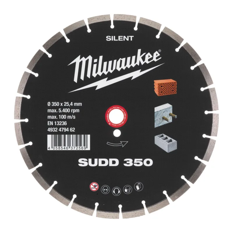 Алмазный диск Milwaukee SUDD 350мм (4932479462)