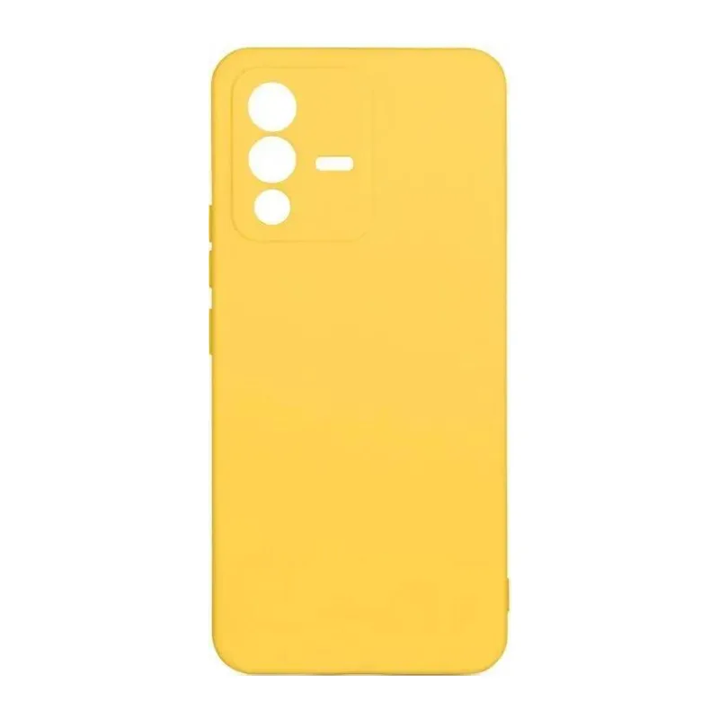 Чехол DF для Vivo V23 желтый (VCASE-07 Yellow)