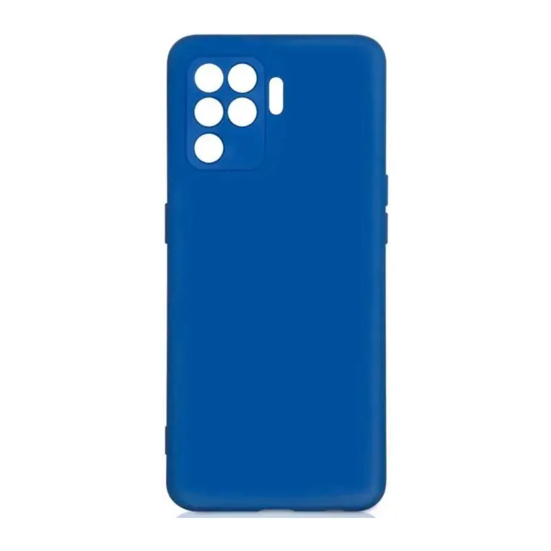 Чехол DF для Oppo Reno 5 Lite синий (OORIGINAL-11 Blue)