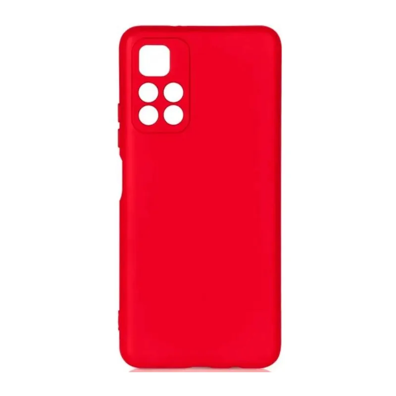 Чехол DF для Xiaomi Poco M4 Pro 5G красный (POORIGINAL-05 Red)