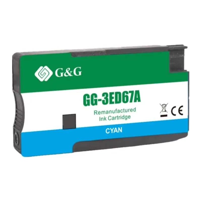 Картридж G&G GG-3ED67A голубой