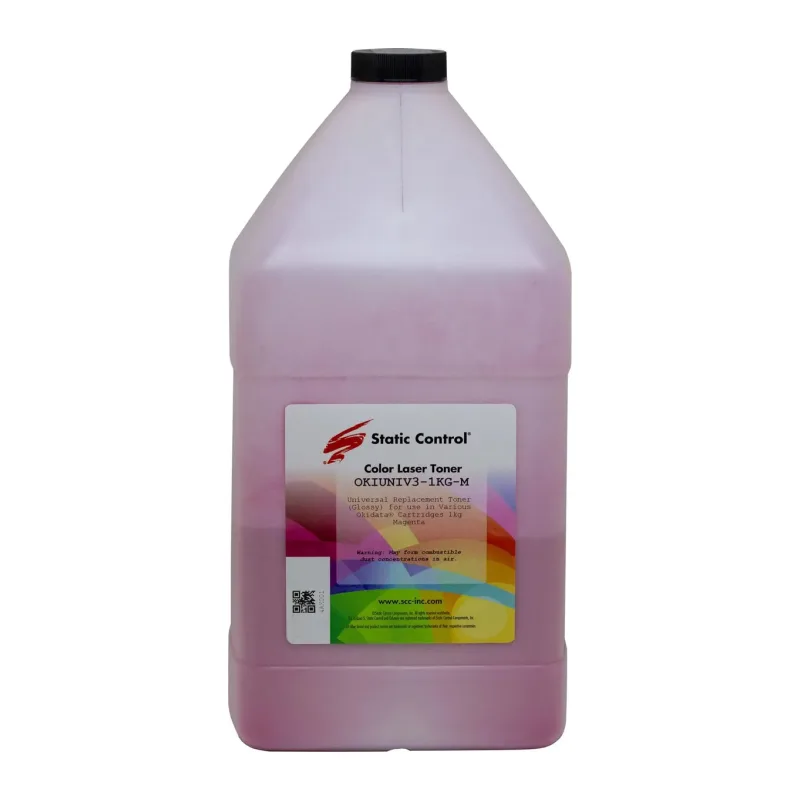 Тонер Static Control OKIUNIV3-1KG-M пурпурный