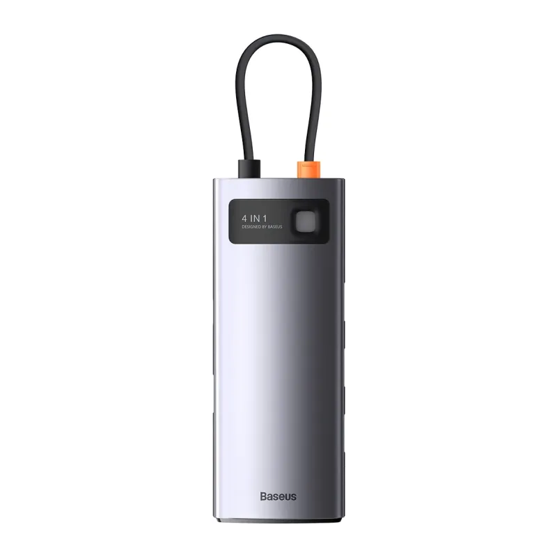 Док-станция Baseus Metal Gleam Series 4-in-1 (WKWG070013)