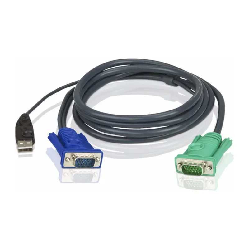 KVM-кабель Aten 2L-5201U черный