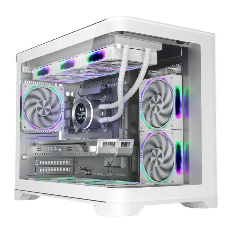 Корпус 1stPlayer UV6 без БП White (UV6-WH-2FC7R-W-1FC7-W)