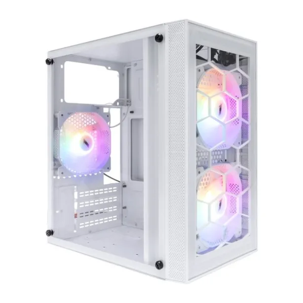 Корпус 1stPlayer Firebase X1 без БП White (X1-WH-3F1-W)