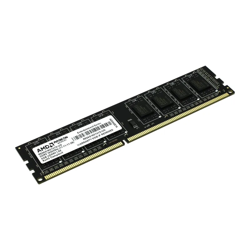 Оперативная память AMD Radeon R5 Entertainment Series Black 4GB DDR3L (R534G1601U1SL-U)